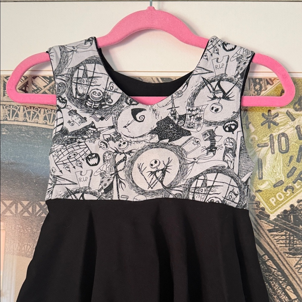 Homemade Black Disney Twirl Casual Dress - Jack Skeleton